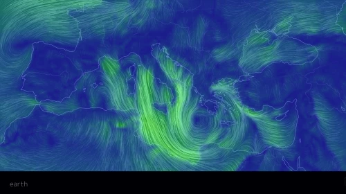 Previsione serale per il 09-03: Ancora tanto vento, ma cielo sereno